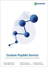  Custom Peptide Synthesis Brochure