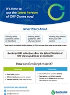 GenEZ™ ORF Clones Flyer