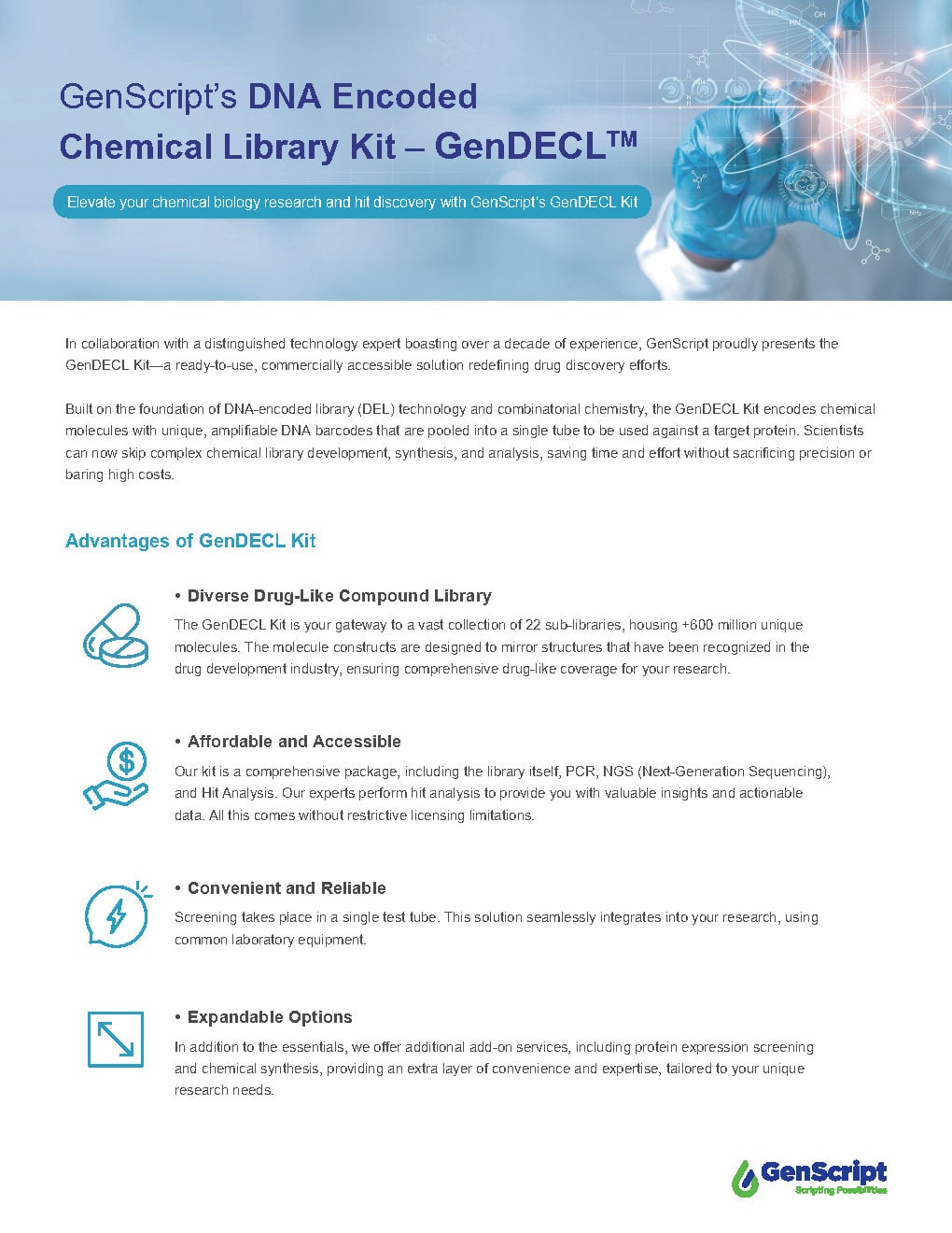 DNA-Encoded Chemical Library Kit – GenDECL™