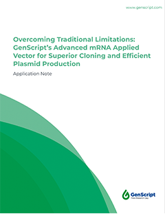 GenScript’s Advanced mRNA Applied Vector for Superior Cloning and Efficient Plasmid Production