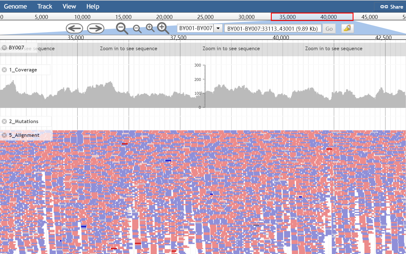 NGS sequencing for final validation